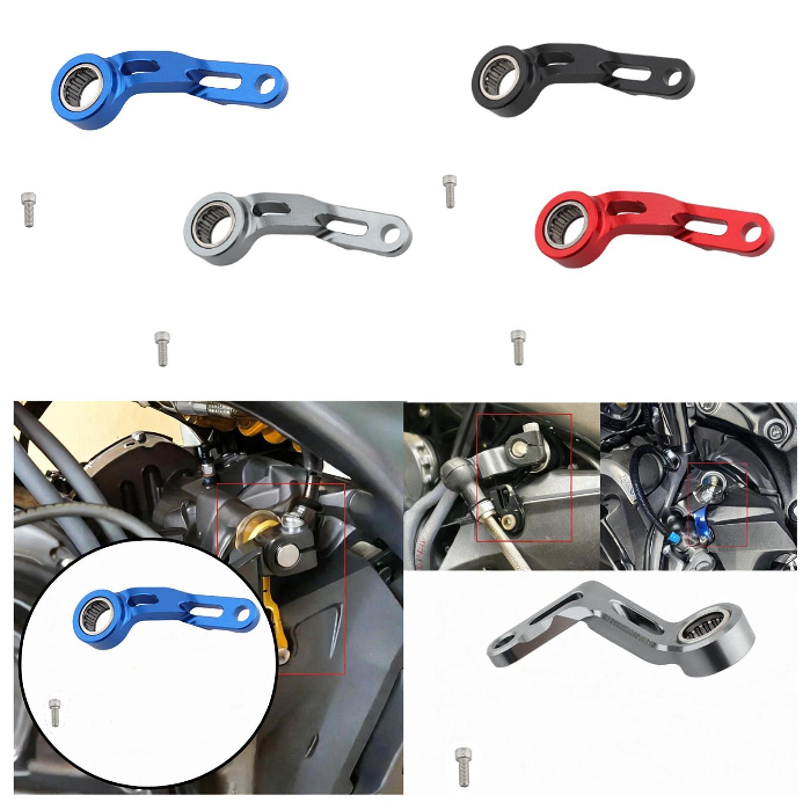 Motorcycle Gear Yamaha - オートバイギアシフトレバーサポートブラケットアルミ合金信頼性の高いシフタースタビライザーヤマハ MT09 FZ09 バイクアクセサリー