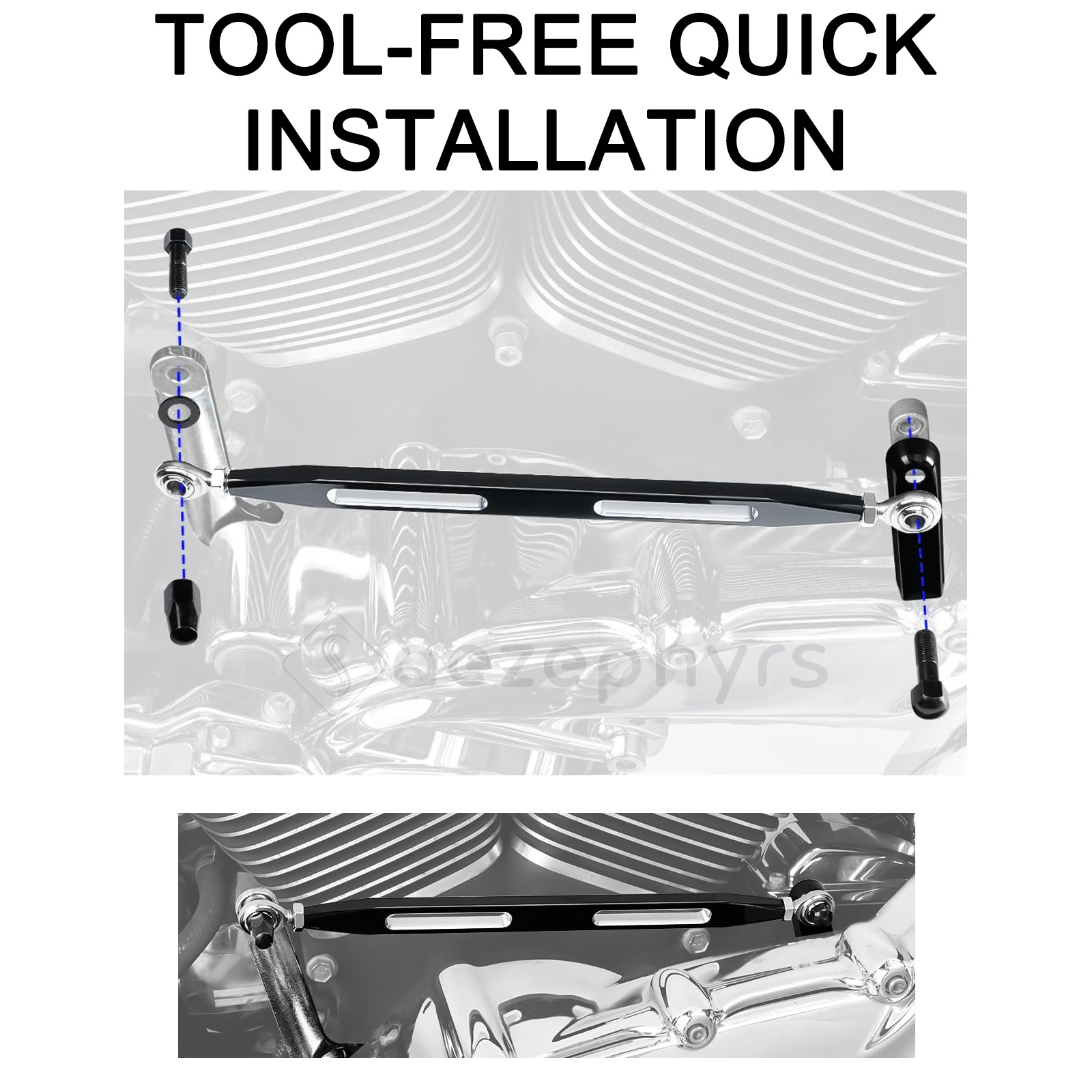 ハーレー・ツーリング、CVO、ロードキング、ストリートグライ - Motorcycle Gear Linkage Rod のレビューと価格