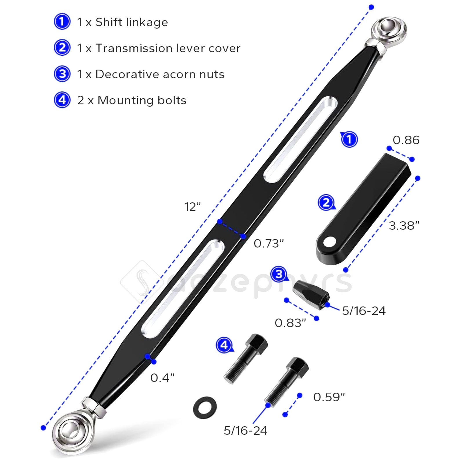 ハーレー・ツーリング、CVO、ロードキング、ストリートグライ - Motorcycle Gear Linkage Rod のレビューと価格