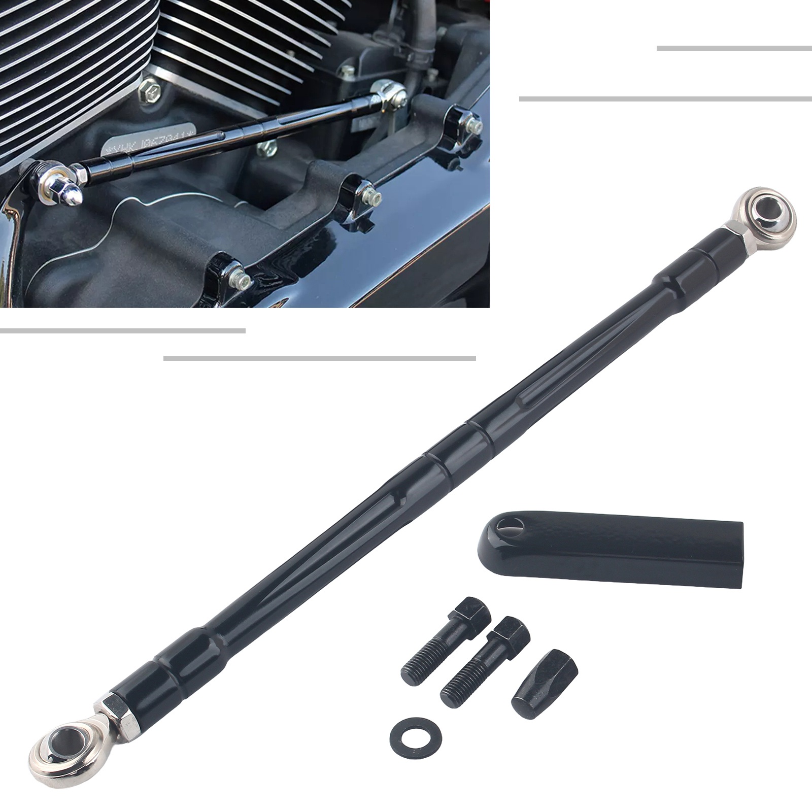オートバイ用CNCカットシフター,シフター,ハーレーソフテイ - Motorcycle Gear Linkage Rod のレビューと価格