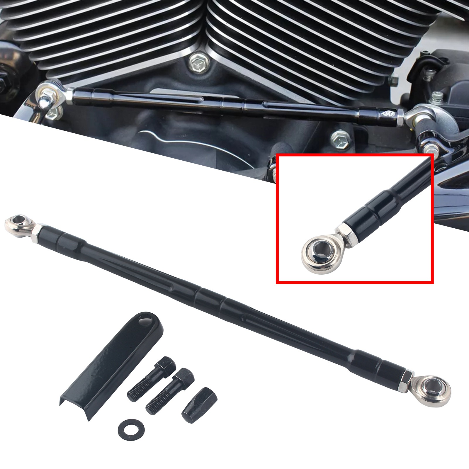 オートバイ用CNCカットシフター,シフター,ハーレーソフテイ - Motorcycle Gear Linkage Rod のレビューと価格