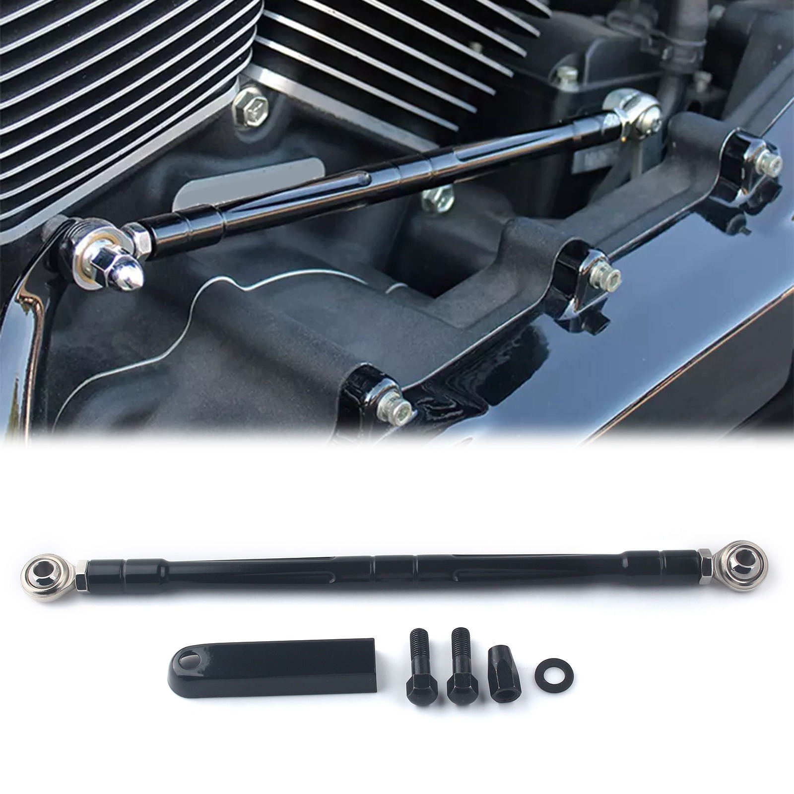 オートバイ用CNCカットシフター,シフター,ハーレーソフテイ - Motorcycle Gear Linkage Rod のレビューと価格