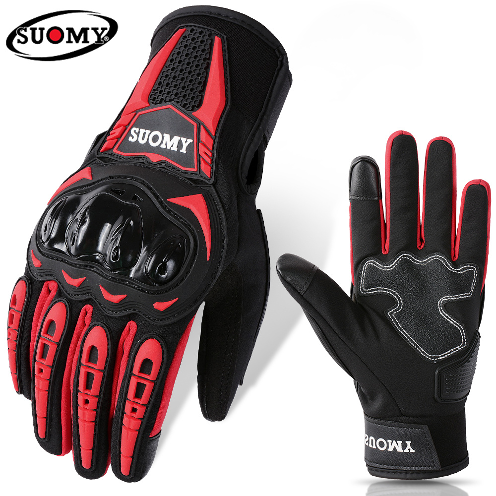 Suomy 冬防水 Guantes モトオートバイ手袋男性女 - Motorcycle Gear Fox のレビューと価格