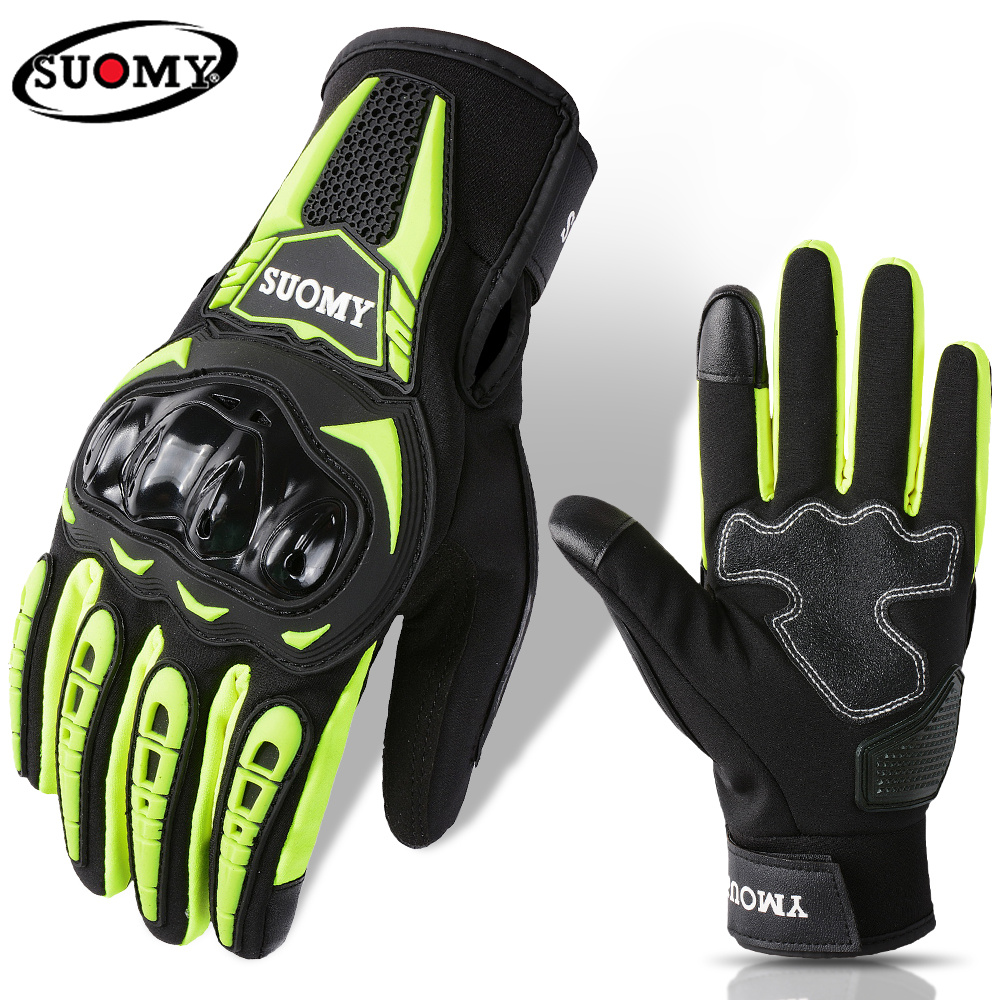 Suomy 冬防水 Guantes モトオートバイ手袋男性女 - Motorcycle Gear Fox のレビューと価格