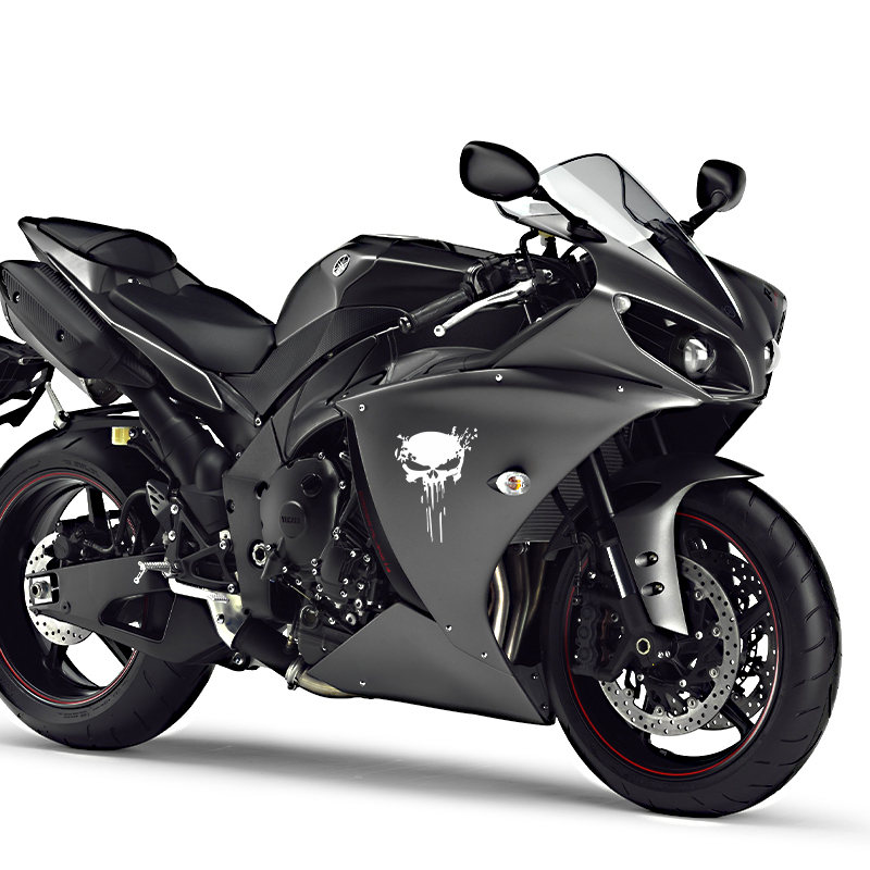 オートバイの反射スカルステッカー,防水ステッカー,日焼け止め - Motorcycle Gear Equipment のレビューと価格